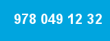978 049 12 32 978 049 12 32